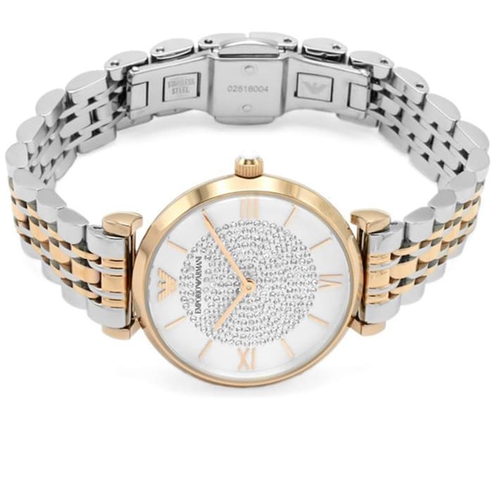 Buy Emporio Armani Womens Analog Stainless Steel White Dial 32mm Watch - Ar1926 in Pakistan