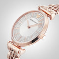 Buy Emporio Armani Women's Quartz Rose Gold Stainless Steel Silver Dial 32mm Watch AR11446 in Pakistan