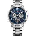 Buy Tommy Hilfiger Mens Quartz Stainless Steel Blue Dial 44mm Watch - 1791293 in Pakistan