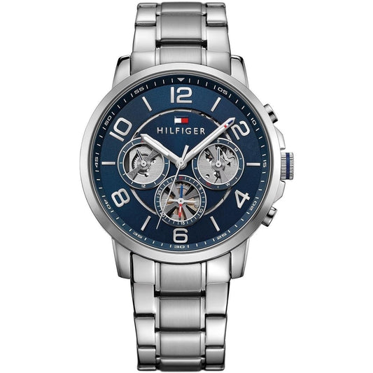 Buy Tommy Hilfiger Mens Quartz Stainless Steel Blue Dial 44mm Watch - 1791293 in Pakistan