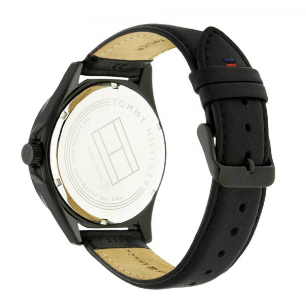 Buy Tommy Hilfiger Quartz Leather Strap Blue Dial 46mm Watch for Men - 1791368 in Pakistan