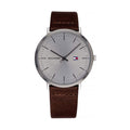 Buy Tommy Hilfiger Quartz Brown Leather Strap Silver Dial 40mm Watch for Men - 1791463 in Pakistan