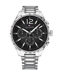 Buy Tommy Hilfiger Mens Quartz Stainless Steel Black Dial 44mm Watch - 1791469 in Pakistan