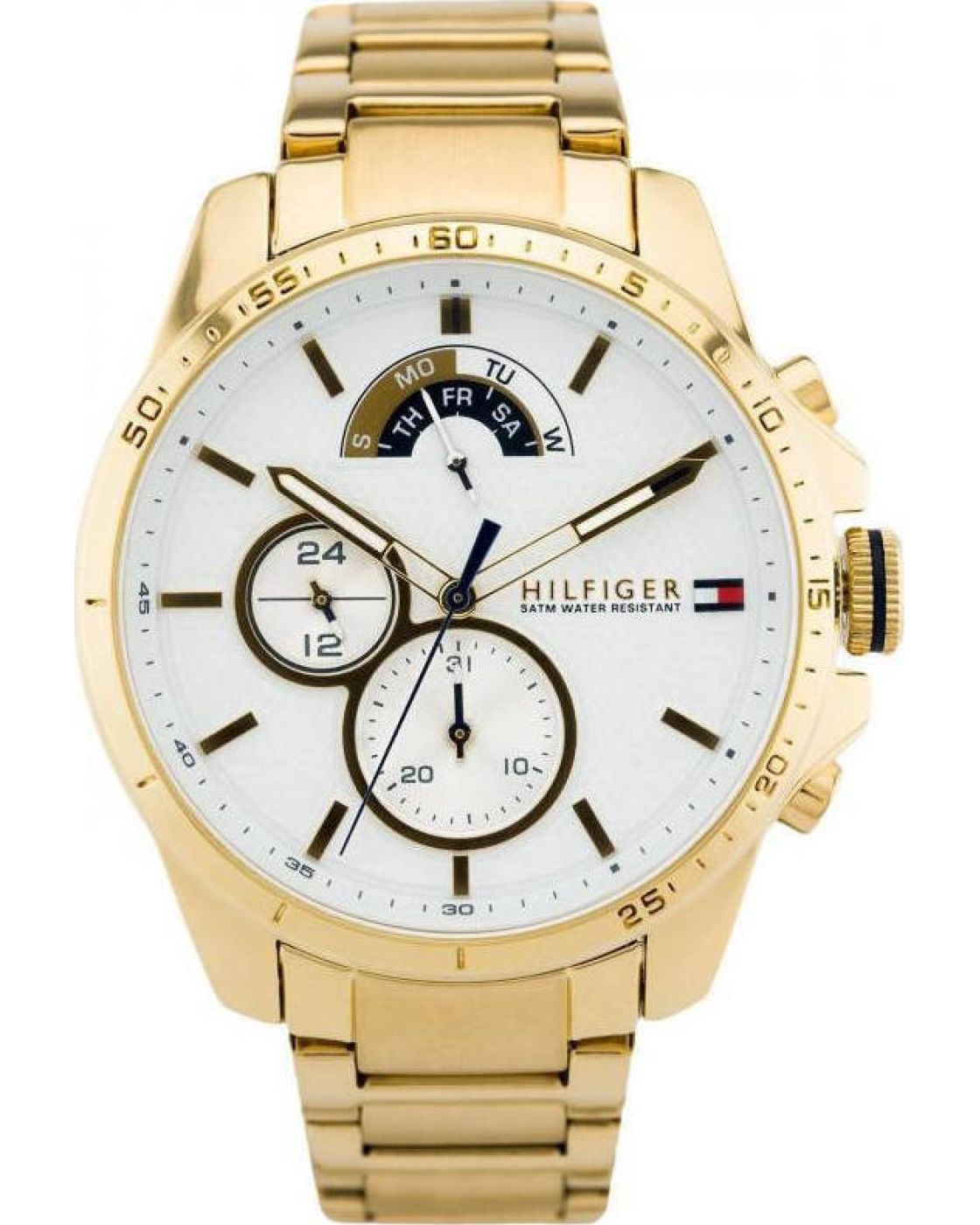 Buy Tommy Hilfiger Quartz Stainless Steel White Dial 48mm Watch for Men - 1791538 in Pakistan