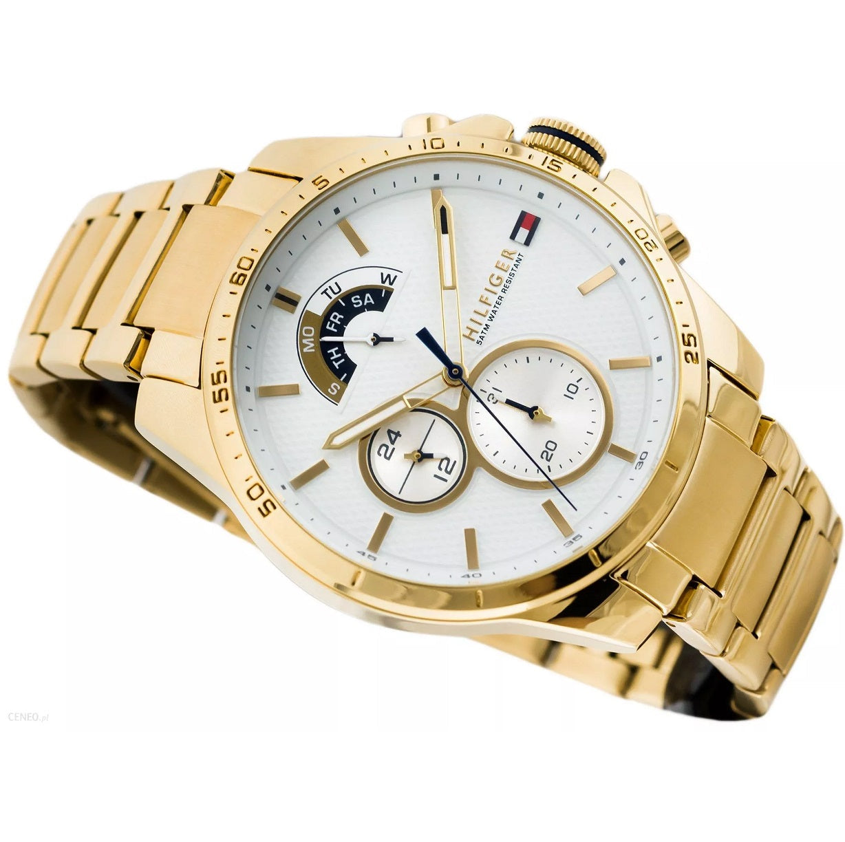 Buy Tommy Hilfiger Quartz Stainless Steel White Dial 48mm Watch for Men - 1791538 in Pakistan