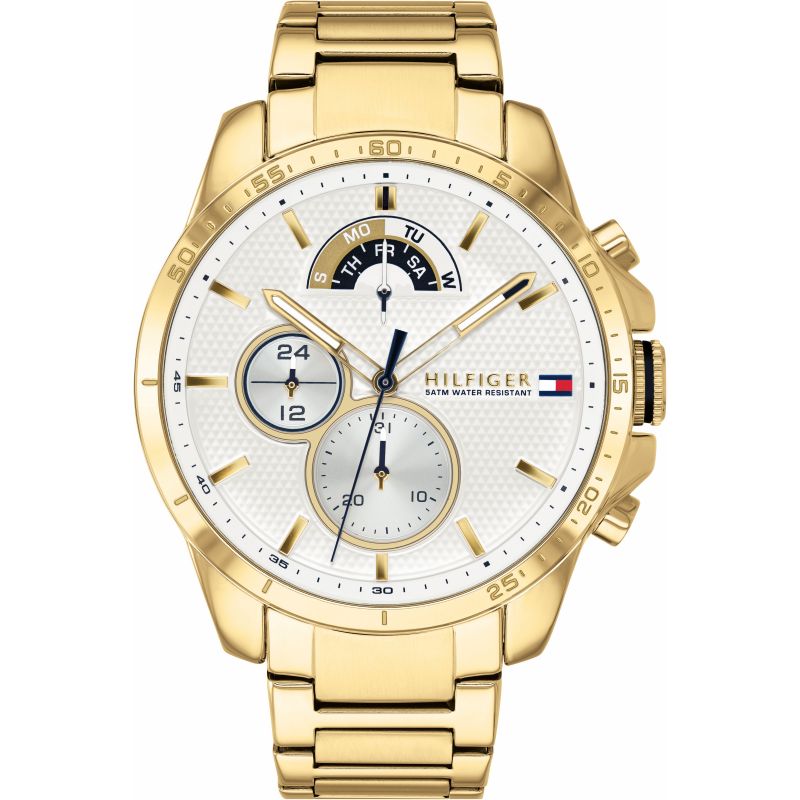 Buy Tommy Hilfiger Quartz Stainless Steel White Dial 48mm Watch for Men - 1791538 in Pakistan