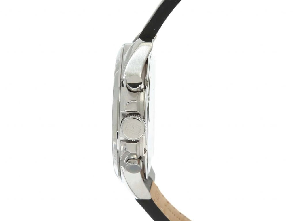 Buy Tommy Hilfiger Quartz Leather Strap Black Dial 46mm Watch for Men - 1791563 in Pakistan