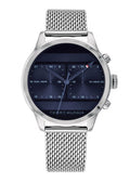 Buy Tommy Hilfiger Mens Quartz Stainless Steel Blue Dial 44mm Watch - 1791596 in Pakistan