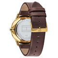 Buy Tommy Hilfiger Mens Quartz Brown Leather Strap Green Dial 41mm Watch - 1791607 in Pakistan
