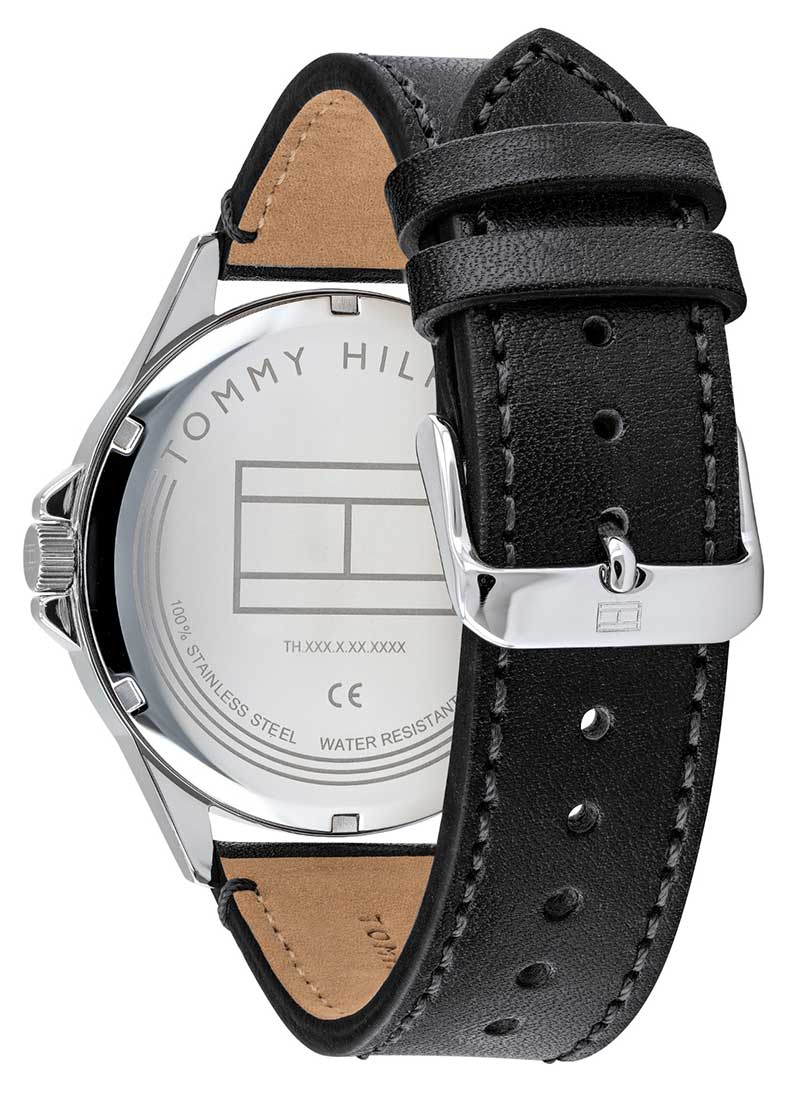 Buy Tommy Hilfiger Quartz Leather Strap Blue Dial 44mm Watch for Men - 1791616 in Pakistan