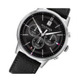 Buy Tommy Hilfiger Quartz Leather Strap Black Dial 44mm Watch for Men - 1791630 in Pakistan