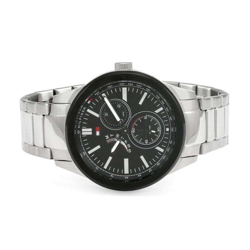 Buy Tommy Hilfiger Quartz Stainless Steel Black Dial 44mm Watch for Men - 1791639 in Pakistan