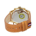 Buy Tommy Hilfiger Mens Quartz Brown Leather Strap Silver Dial 44mm Watch - 1791742 in Pakistan