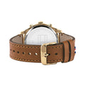 Buy Tommy Hilfiger Mens Quartz Brown Leather Strap Silver Dial 44mm Watch - 1791742 in Pakistan
