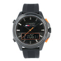 Buy Tommy Hilfiger Mens Analog Digital Silicone Strap Black Dial 46mm Watch - 1791763 in Pakistan