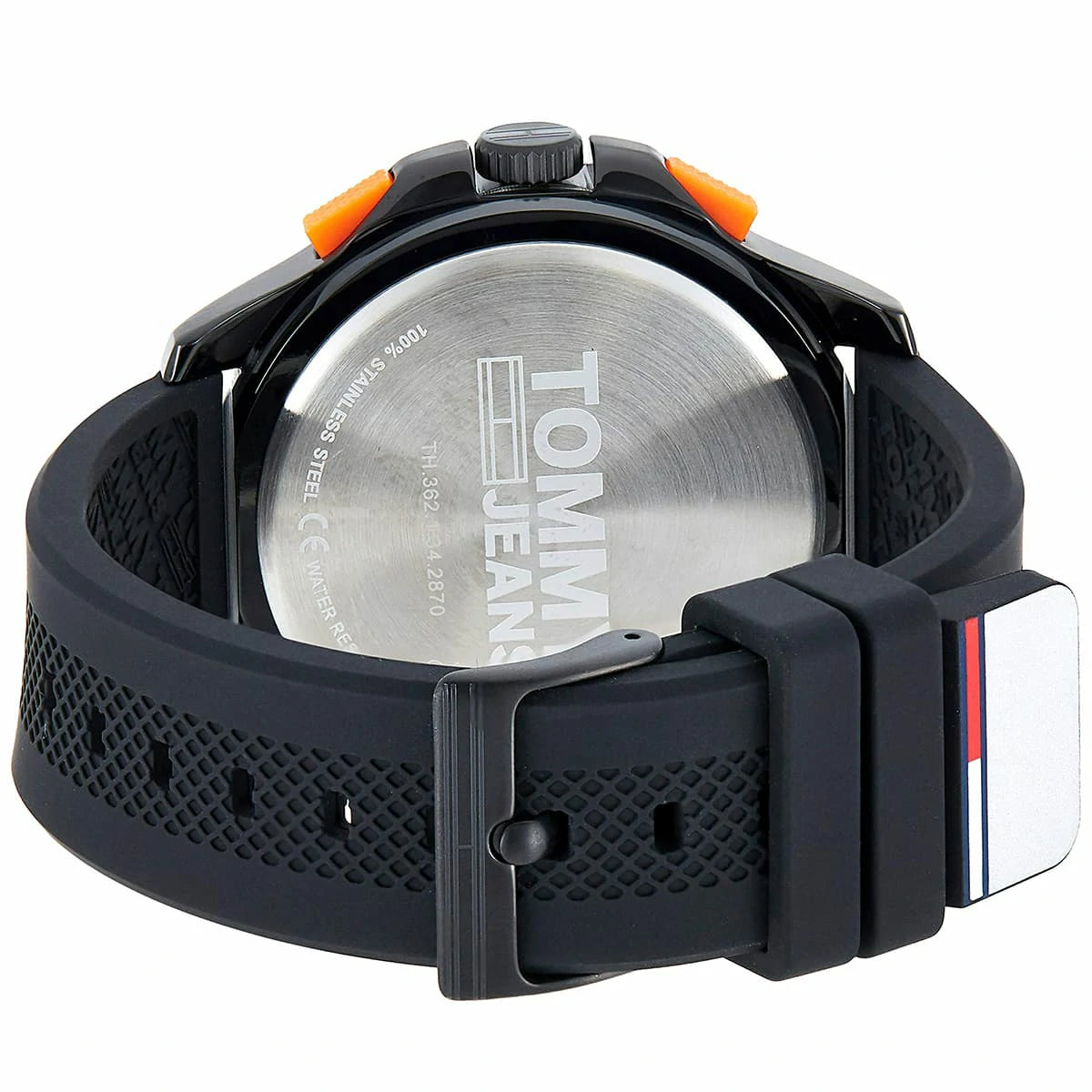 Buy Tommy Hilfiger Mens Analog Digital Silicone Strap Black Dial 46mm Watch - 1791763 in Pakistan