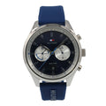 Buy Tommy Hilfiger Mens Quartz Blue Silicone Strap Blue Dial 44mm Watch - 1791781 in Pakistan