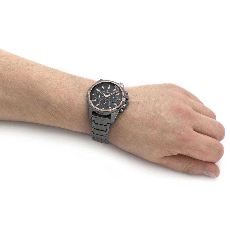 Buy Tommy Hilfiger Quartz Stainless Steel Grey Dial 45mm Watch for Men - 1791790 in Pakistan