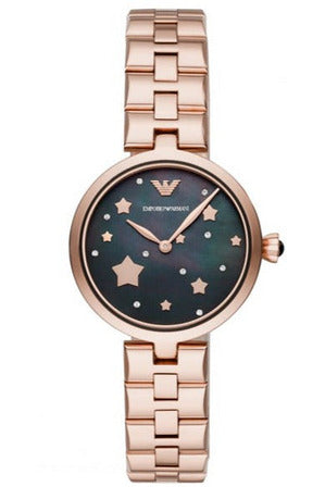 Buy Emporio Armani Womens Analogue Quartz Watch with Stainless Steel Strap AR11197 in Pakistan