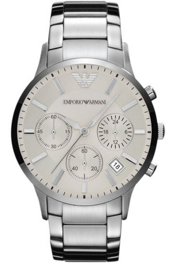 Buy Emporio Armani Men’s Quartz Stainless Steel Cream Dial 43mm Watch AR2458 in Pakistan