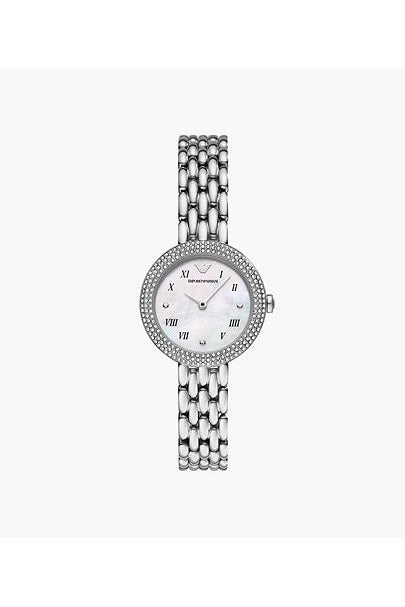 Buy Emporio Armani Women’s Analog Stainless Steel White Dial 30mm Watch AR11354 in Pakistan