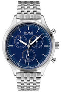 Buy Hugo Boss Men’s Chronograph Quartz Stainless Steel Blue Dial 44mm Watch 1513653 in Pakistan