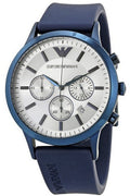 Buy Emporio Armani Men’s Chronograph Quartz Silicone Strap Silver Dial 44mm Watch AR11026 in Pakistan