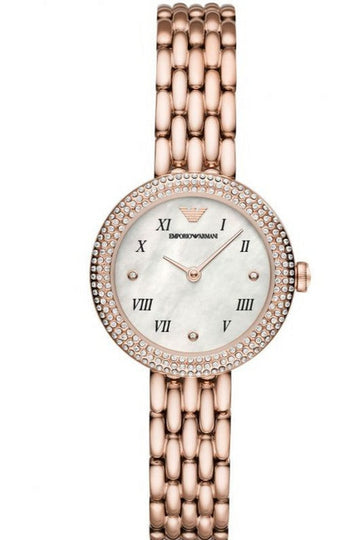 Buy Emporio Armani Women's Analog Stainless Steel Mother of Pearl Dial 30mm Watch AR11355 in Pakistan