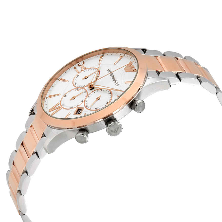 Buy Emporio Armani Men's Chronograph Quartz Stainless Steel White Dial 44mm Watch AR11209 in Pakistan