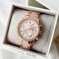 Buy Michael Kors Womens Quartz Ritz Stainless Steel Rose Gold Dial 37mm Watch - Mk6307 in Pakistan