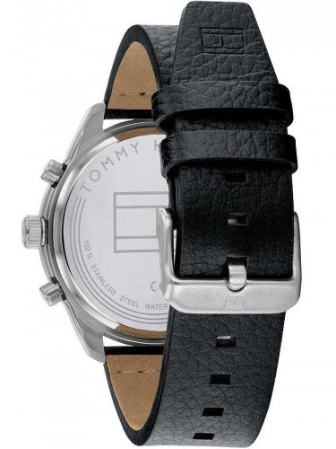 Buy Tommy Hilfiger Quartz Leather Strap Black Dial 44mm Watch for Men - 1791786 in Pakistan