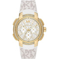 Buy Michael Kors Womens Quartz Sidney White Silicone Strap White Dial 42mm Watch - Mk7221 in Pakistan