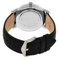 Buy Men's Quartz Minimalist Black Leather Strap Black Dial 44Mm Watch in Pakistan