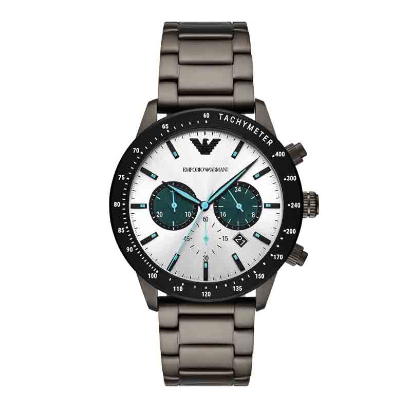 Buy Emporio Armani Men's Chronograph Stainless Steel MultiColour Dial 43mm Watch AR11471 in Pakistan