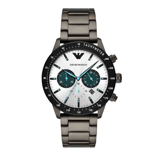 Buy Emporio Armani Men's Chronograph Stainless Steel MultiColour Dial 43mm Watch AR11471 in Pakistan