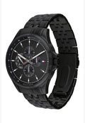 Buy Tommy Hilfiger Chronograph Quartz Stainless Steel Black Dial 44mm Watch for Men - 1791611 in Pakistan