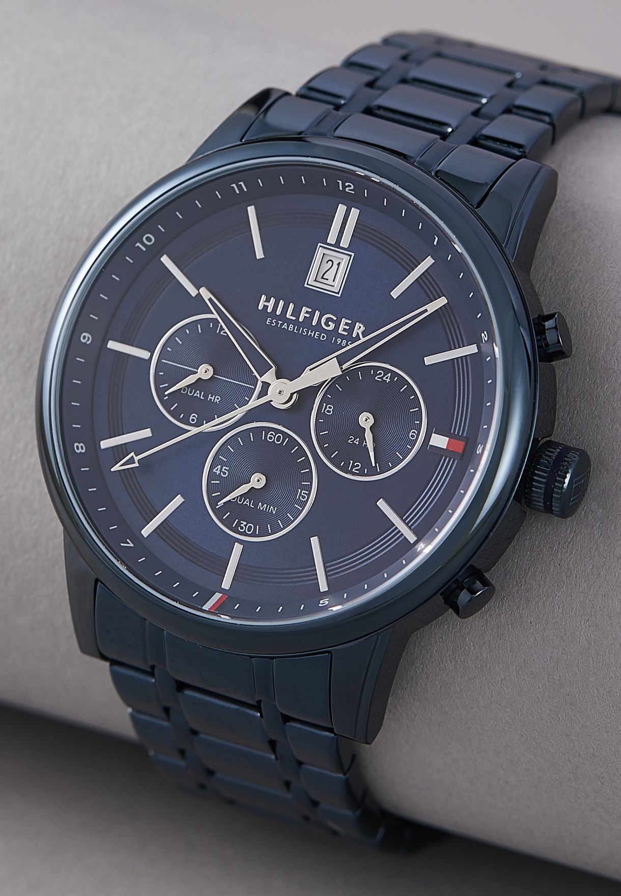 Buy Tommy Hilfiger Quartz Stainless Steel Blue Dial 44mm Watch for Men - 1791694 in Pakistan