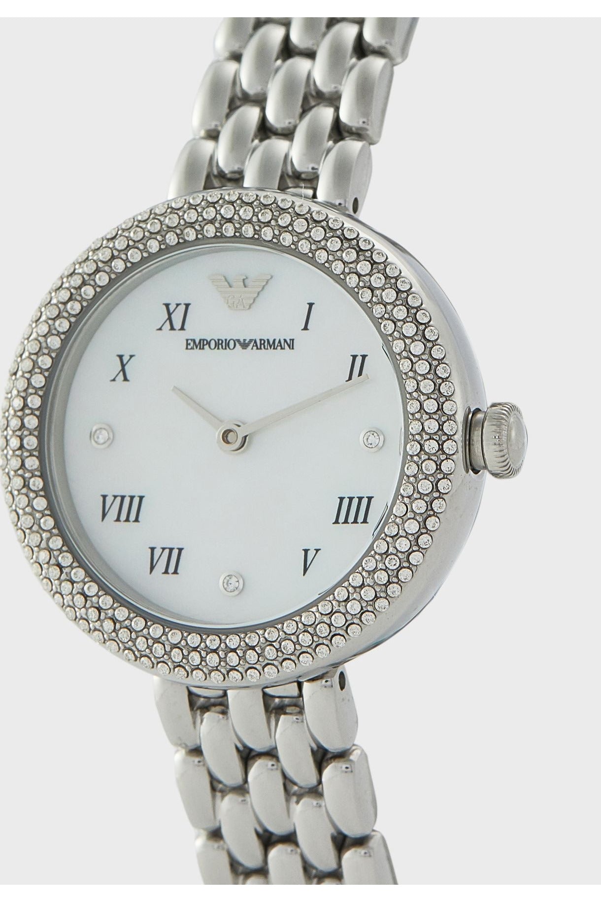 Buy Emporio Armani Women’s Analog Stainless Steel White Dial 30mm Watch AR11354 in Pakistan