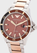 Buy Emporio Armani Quartz Stainless Steel Brown Dial 42mm Watch for Men - Ar11340 in Pakistan