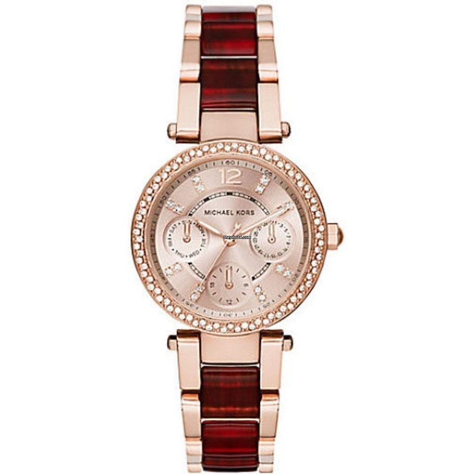 Buy Michael Kors Womens Quartz Stainless Steel Rose Gold Dial 33mm Watch - Mk6239 in Pakistan