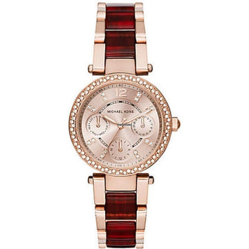 Buy Michael Kors Womens Quartz Stainless Steel Rose Gold Dial 33mm Watch - Mk6239 in Pakistan