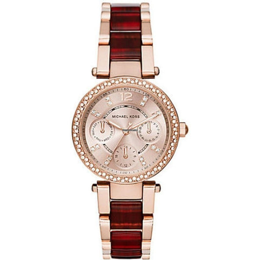 Buy Michael Kors Womens Quartz Stainless Steel Rose Gold Dial 33mm Watch - Mk6239 in Pakistan