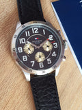 Buy Tommy Hilfiger Quartz Leather Strap Black Dial 46mm Watch for Men - 1791050 in Pakistan