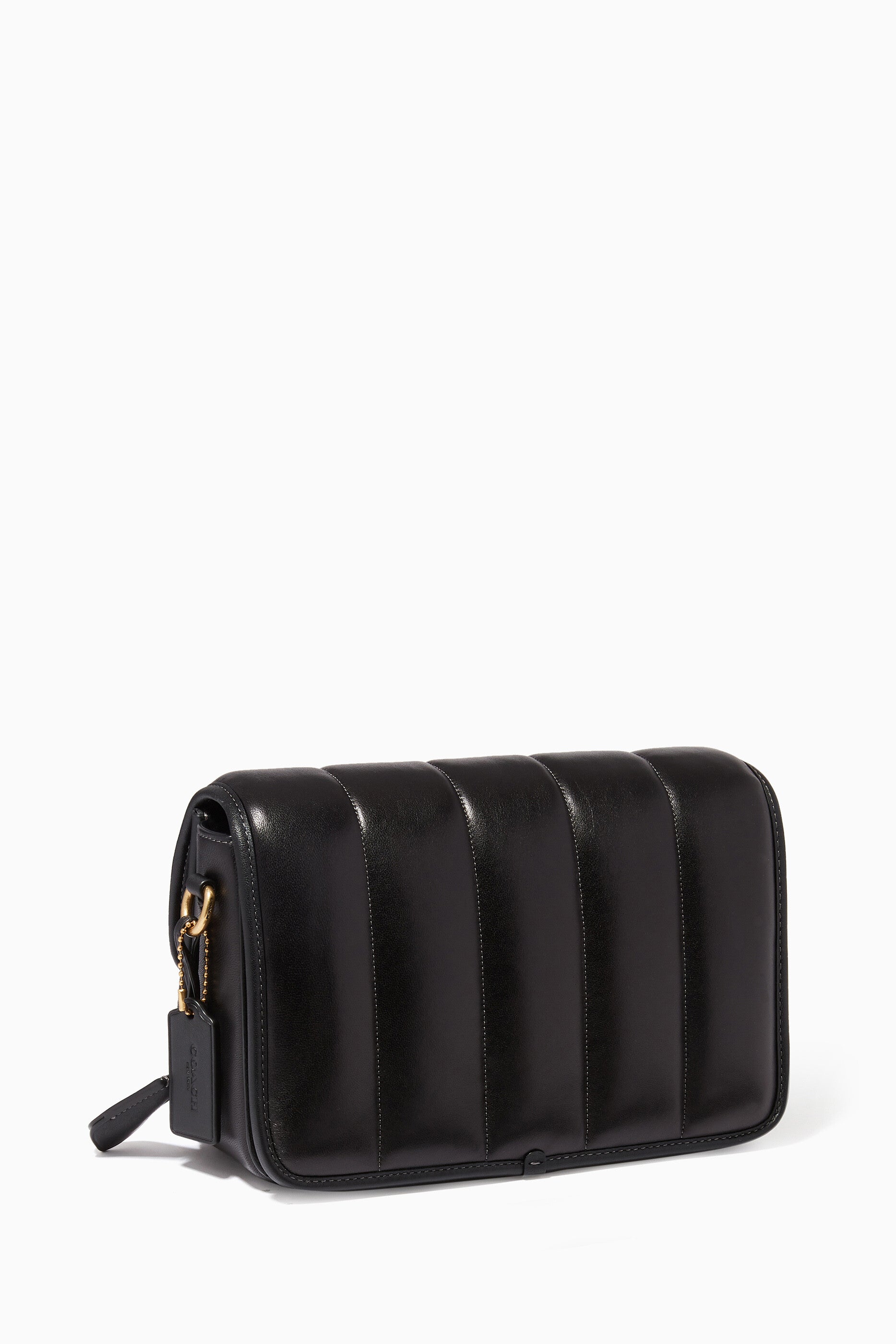 Buy Coach Studio Shoulder With Quilting Bag Medium - Black in Pakistan