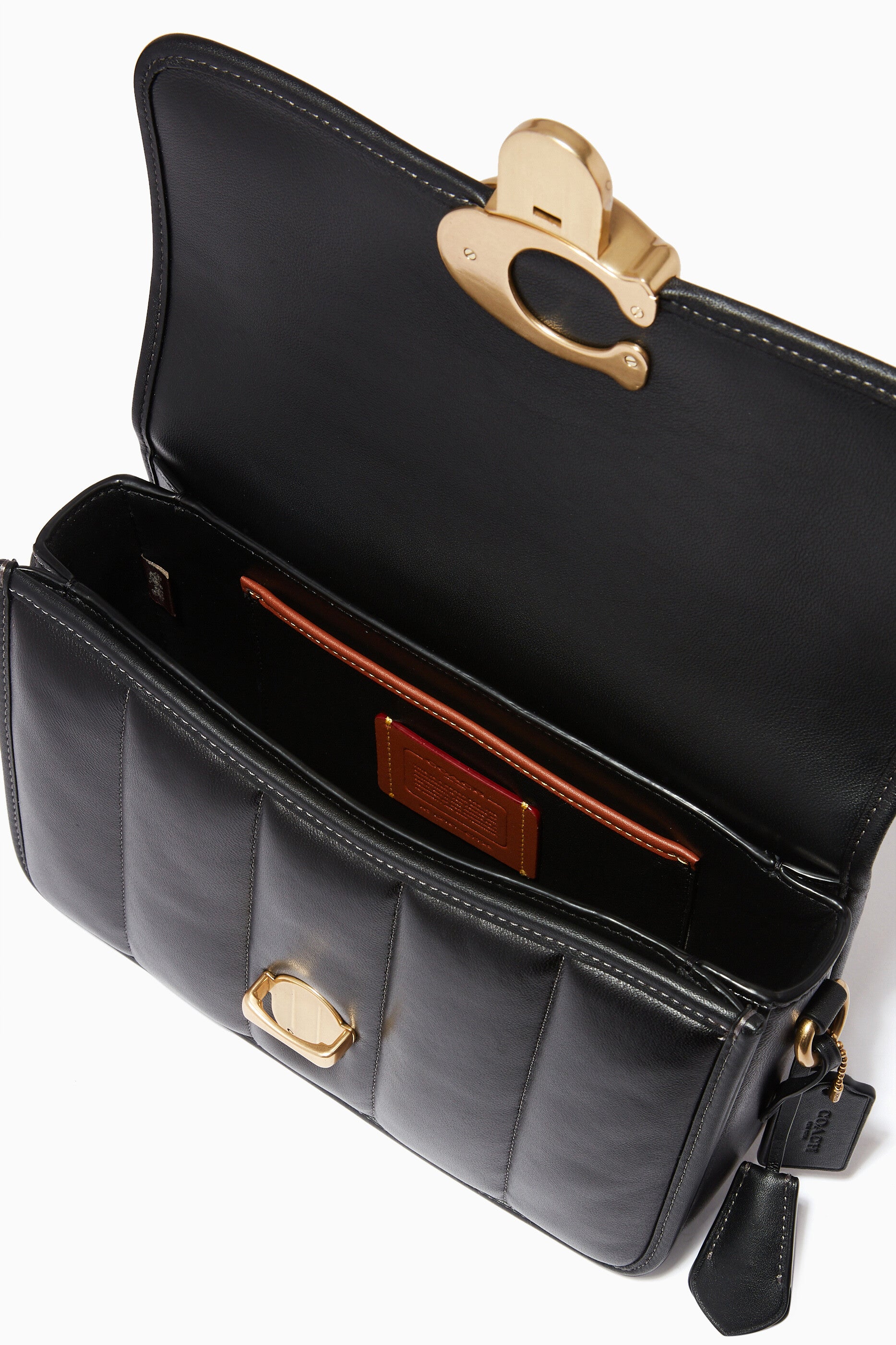 Buy Coach Studio Shoulder With Quilting Bag Medium - Black in Pakistan