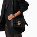 Buy Coach Studio Shoulder With Quilting Bag Medium - Black in Pakistan