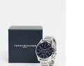 Buy Tommy Hilfiger Mens Quartz Stainless Steel Blue Dial 44mm Watch - 1791788 in Pakistan