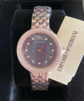 Buy Emporio Armani Women’s Quartz Stainless Steel Black Dial 30mm Watch - AR11372 in Pakistan