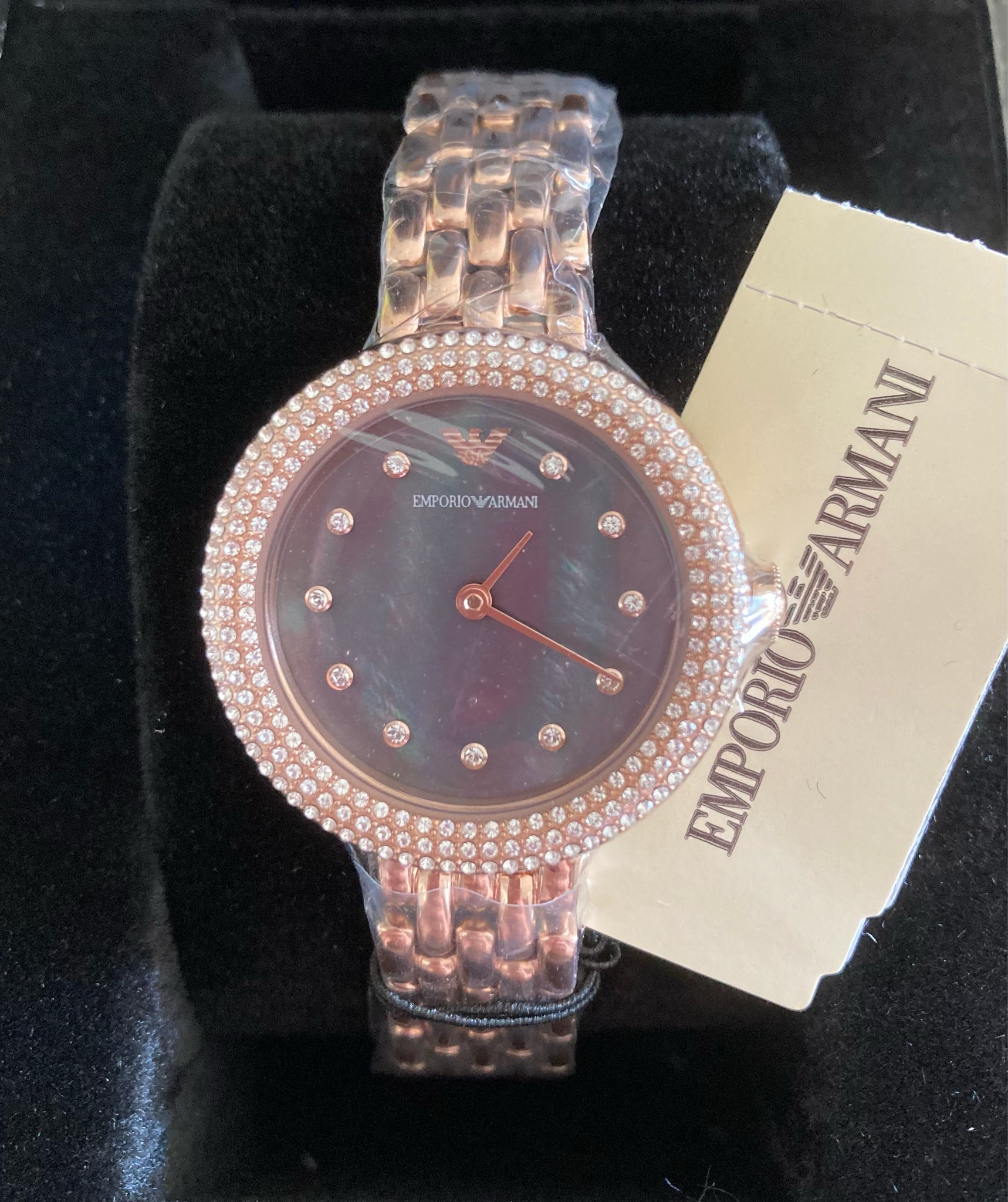 Buy Emporio Armani Women’s Quartz Stainless Steel Black Dial 30mm Watch - AR11372 in Pakistan