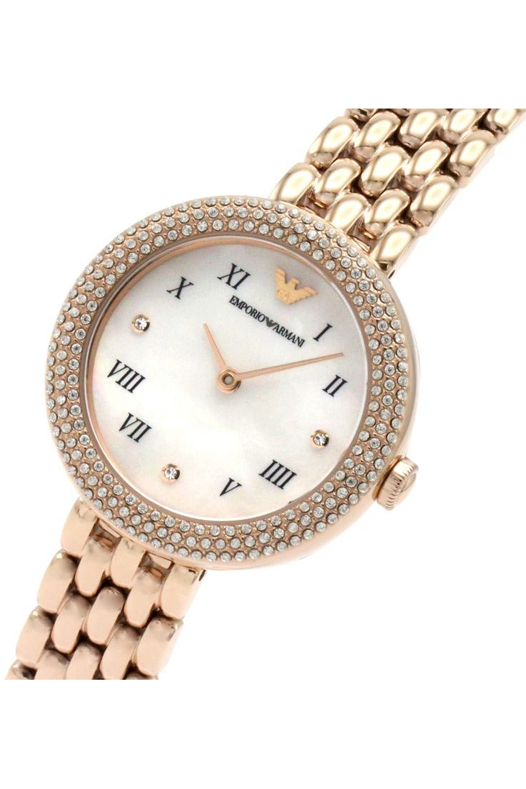 Buy Emporio Armani Women's Analog Stainless Steel Mother of Pearl Dial 30mm Watch AR11355 in Pakistan